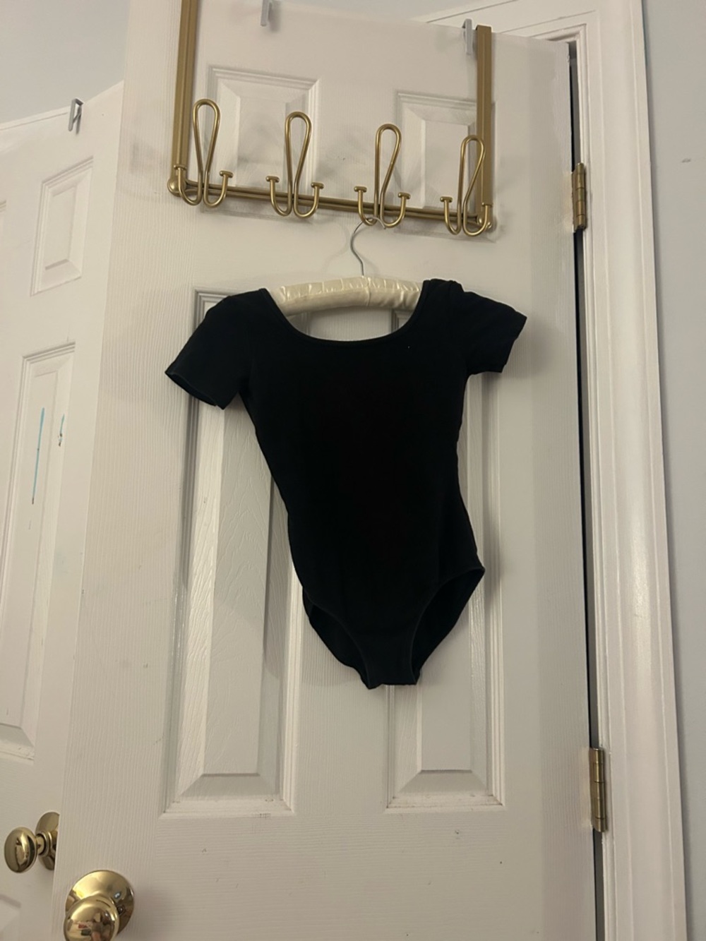 Bloch Black Short Sleeve One-Piece Leotard